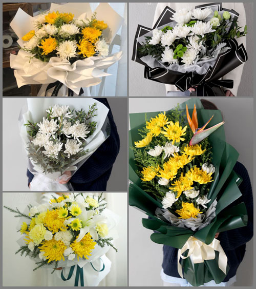 江苏镇江京口区大港街道白事花束代送